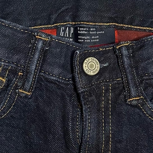 Buffalo Plaid Lined Toddler Jeans - Picture 3 of 4